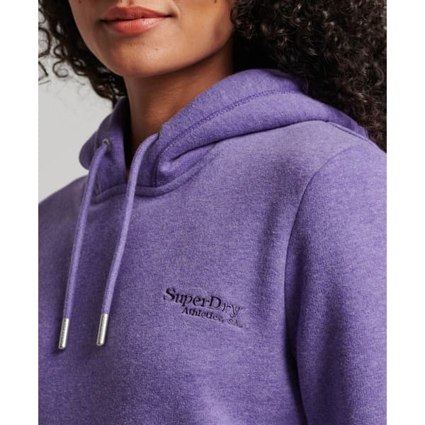 Superdry Luvtröja Essential Logo Lila XS Kvinna