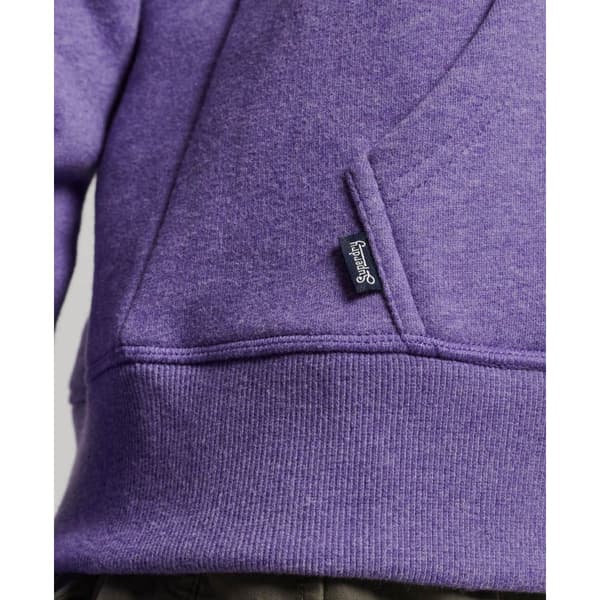 Superdry Luvtröja Essential Logo Lila XS Kvinna