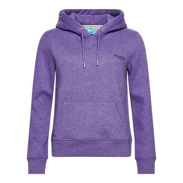Superdry Luvtröja Essential Logo Lila XS Kvinna