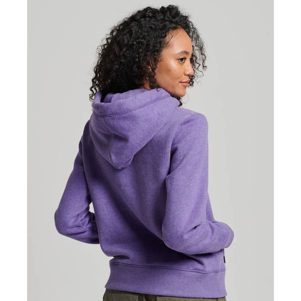 Superdry Luvtröja Essential Logo Lila XS Kvinna