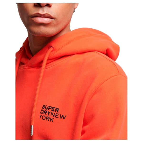 Superdry Luvtröja Luxury Sport Loose Röd S Man