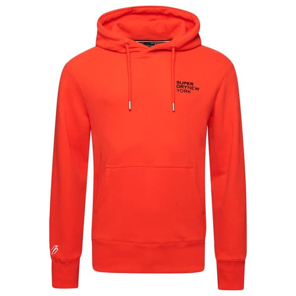 Superdry Luvtröja Luxury Sport Loose Röd S Man