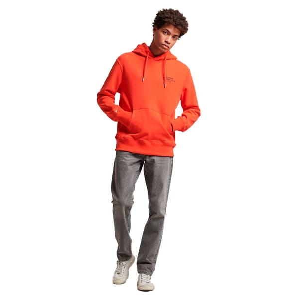 Superdry Luvtröja Luxury Sport Loose Röd S Man