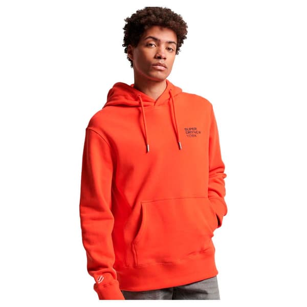 Superdry Luvtröja Luxury Sport Loose Röd S Man