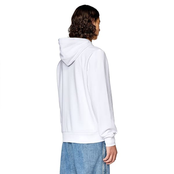 Diesel Sweatshirt Med Full Dragkedja Ginn K10 Vit 2XL Man