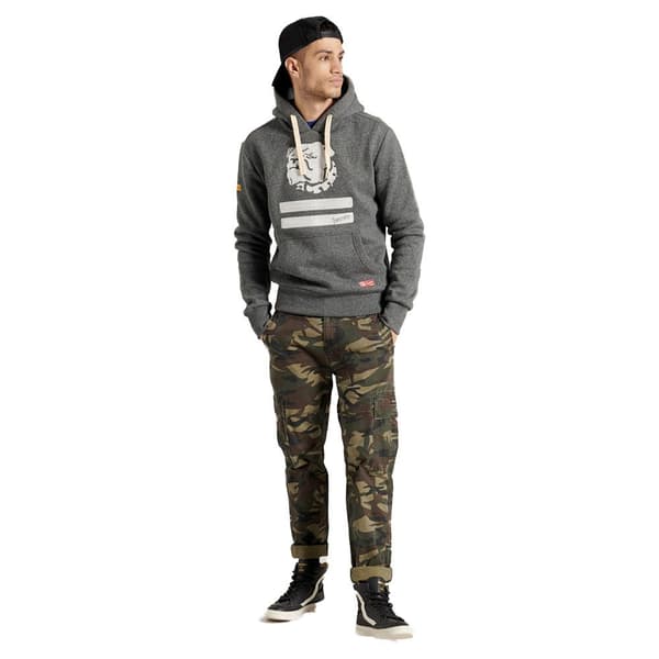 Superdry Luvtröja Collegiate State Grå M Man