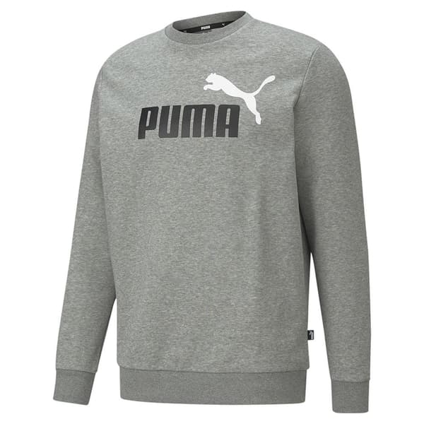 Puma Essental+2 Col Big Logo Grå S Man