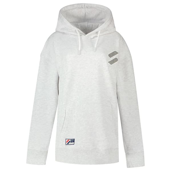Superdry Huppari Code Apq Oversized Valkoinen XS-S Nainen