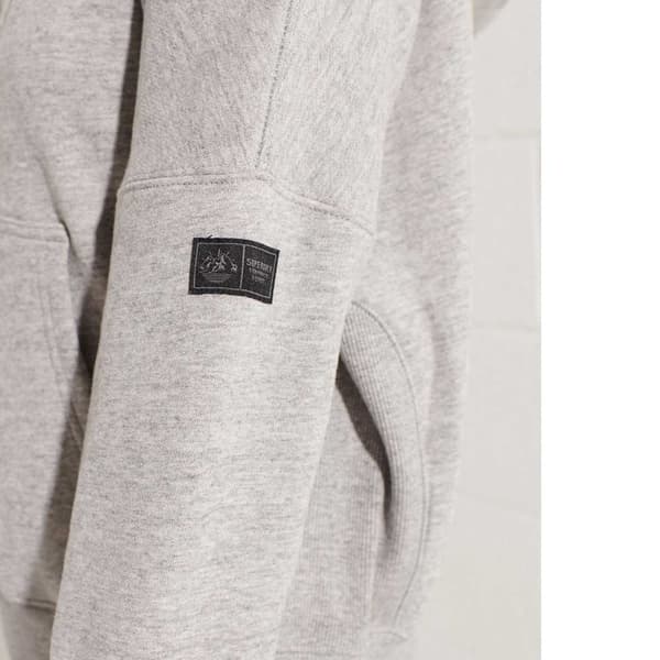Superdry Huppari Expedition Graphic Crop Harmaa S Nainen