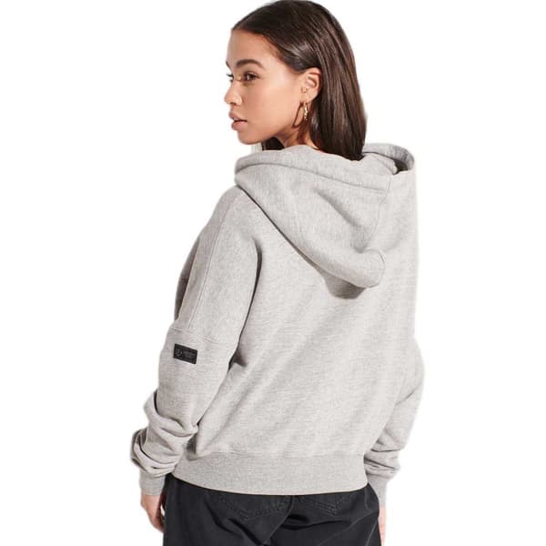 Superdry Huppari Expedition Graphic Crop Harmaa S Nainen