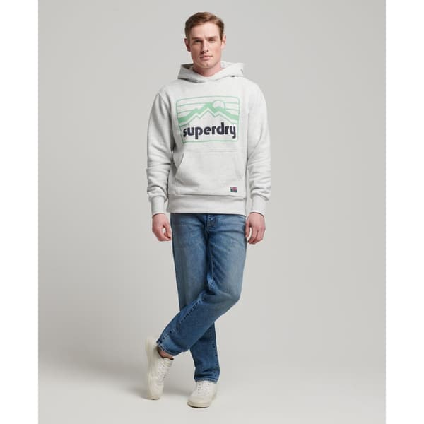 Superdry Luvtröja Vintage 90s Terrain Vit XL Man