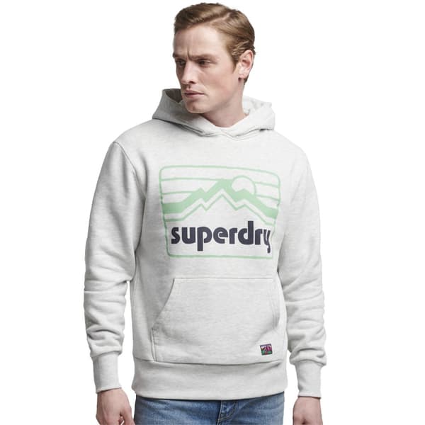 Superdry Luvtröja Vintage 90s Terrain Vit XL Man