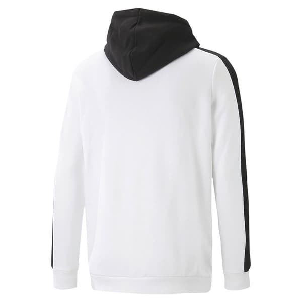 Puma Ess Block X Tape Tröja Med Huva Vit,Svart M Man