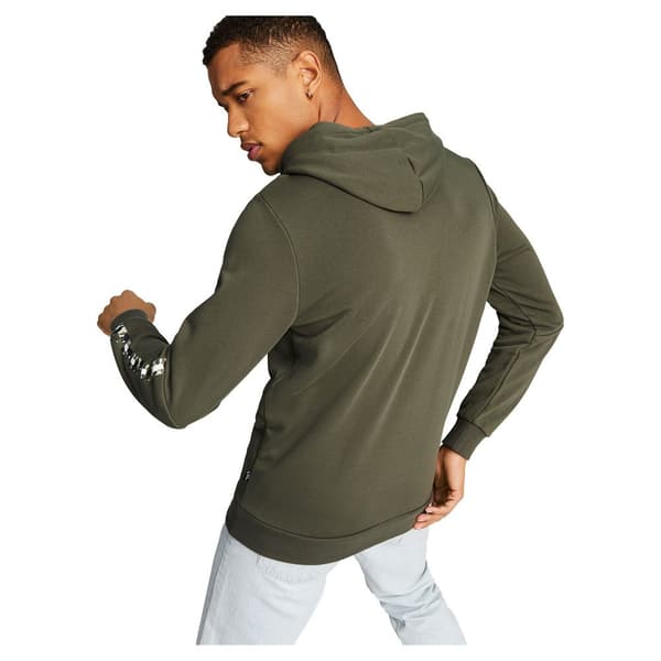 Puma Luvtröja Ess Tape Camo Grönt L Man