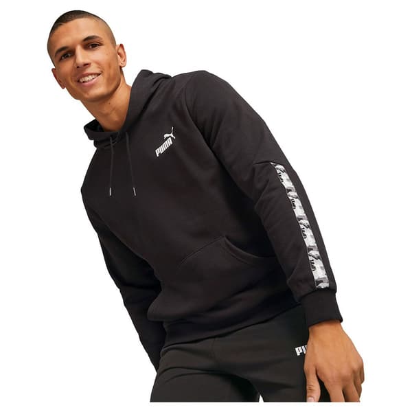Puma Luvtröja Ess Tape Camo Svart M Man