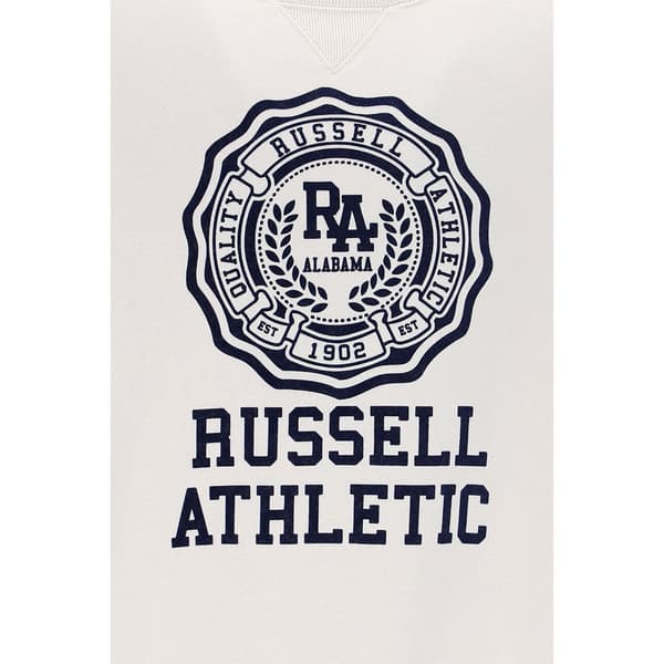 Russell Athletic Sweater Center Dazzling Hvid M Mand