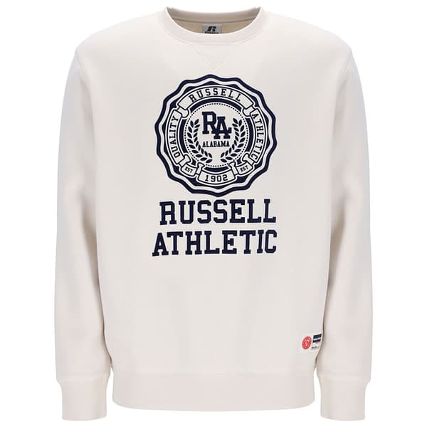 Russell Athletic Sweater Center Dazzling Hvid M Mand
