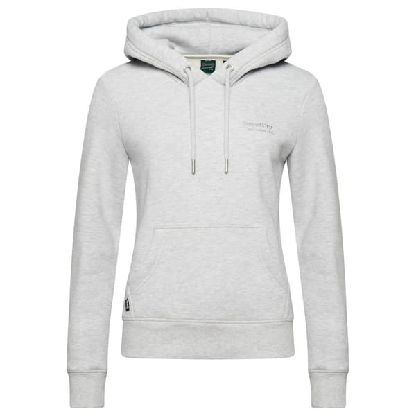 Superdry Luvtröja Essential Logo Grå 2XS Kvinna