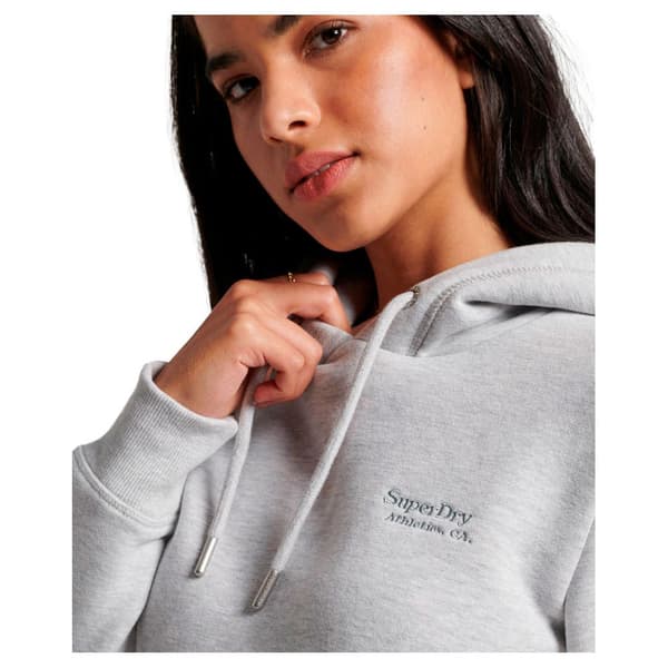 Superdry Luvtröja Essential Logo Grå 2XS Kvinna