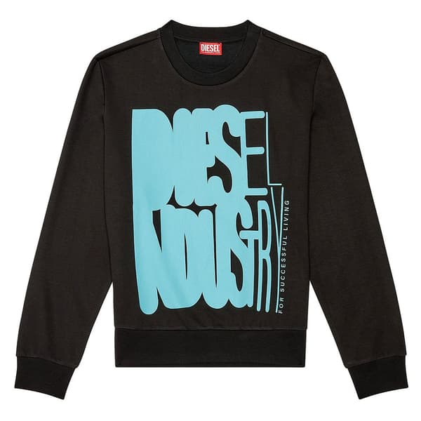 Diesel Sweatshirt Ginn K37 Sort XL Mand