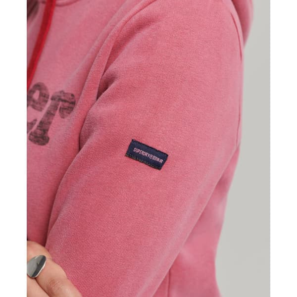 Superdry Luvtröja Vintage Cooper Classic Rosa 2XS Kvinna