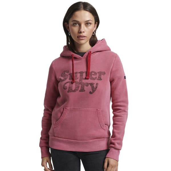 Superdry Luvtröja Vintage Cooper Classic Rosa 2XS Kvinna