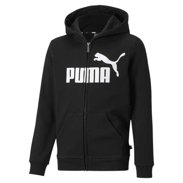 Puma Sweatshirt Med Full Dragkedja Essential Svart 4 Years Pojke