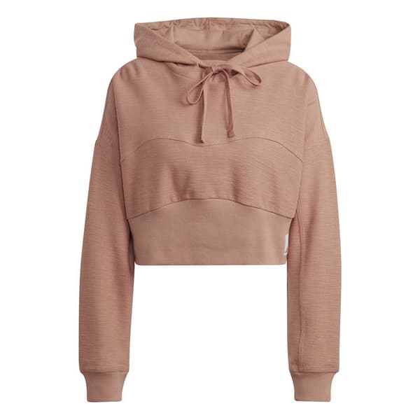 Adidas Hættetrøje Lounge Lw Beige S Kvinde