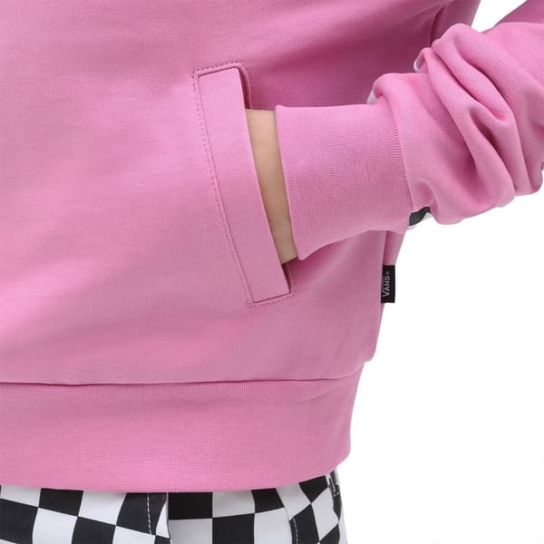 Vans Boom Boom Check It Tröja Med Huva Rosa M Kvinna