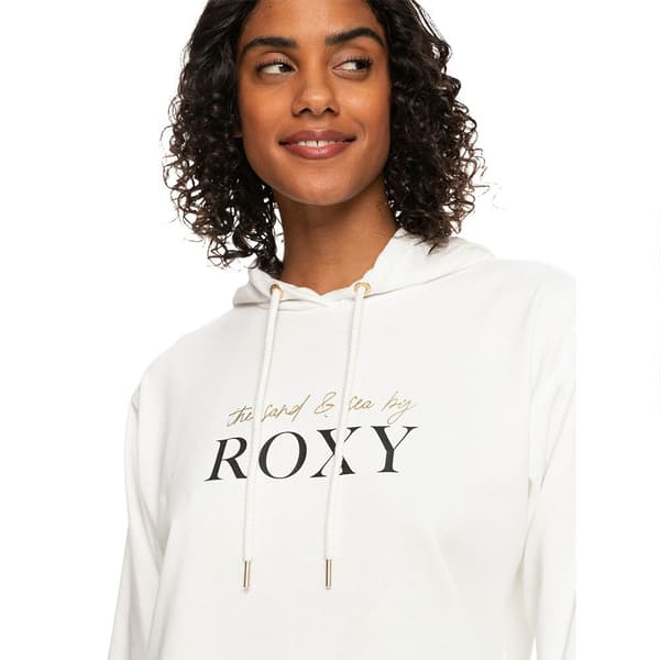 Roxy Sweatshirt Med Fuld Lynlås Surf Stoked Hvid L Kvinde