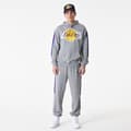 Miniatyrbild 8 av 8: New Era Luvtröja Nba Colour Block Os Los Angeles Lakers Grå M Man