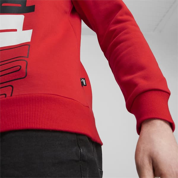 Puma Tröja Ess+ Logo Lab F Röd S Man
