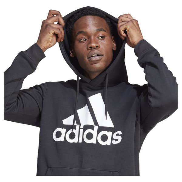 Adidas Luvtröja Essentials Fleece Big Logo Svart XS / Regular Man