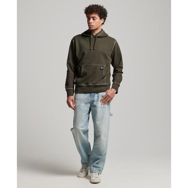 Superdry Sweatshirt Med Full Dragkedja Contrast Stitch Relaxed Grönt 2XL Man