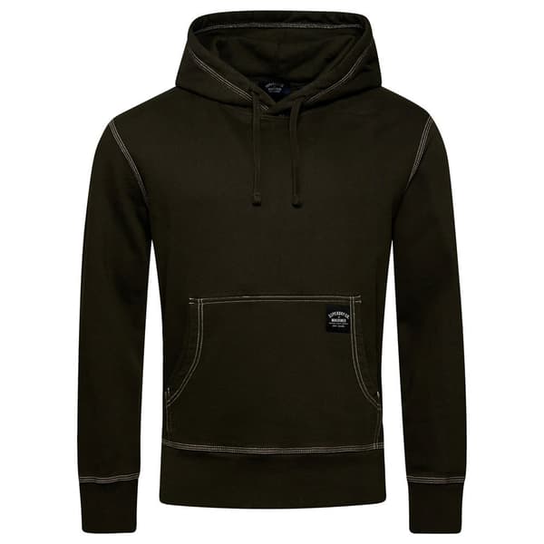 Superdry Sweatshirt Med Full Dragkedja Contrast Stitch Relaxed Grönt 2XL Man
