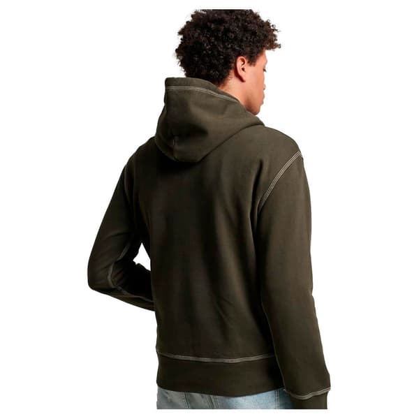 Superdry Sweatshirt Med Full Dragkedja Contrast Stitch Relaxed Grönt 2XL Man
