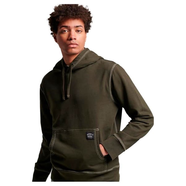 Superdry Sweatshirt Med Full Dragkedja Contrast Stitch Relaxed Grönt 2XL Man