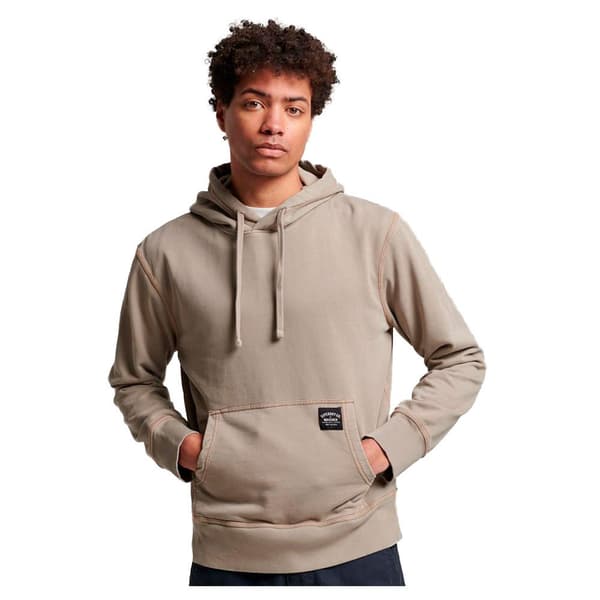 Superdry Sweatshirt Med Full Dragkedja Contrast Stitch Relaxed Beige XL Man