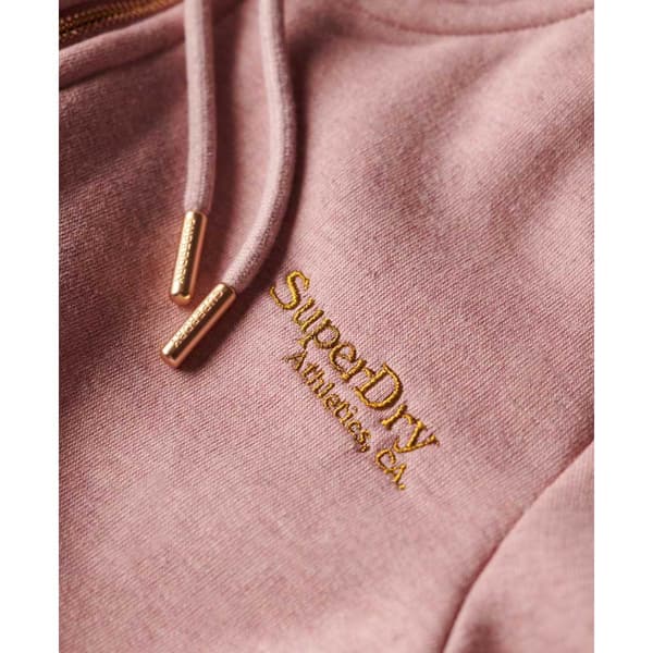 Superdry Sweatshirt Med Full Dragkedja Essential Logo Rosa 2XS Kvinna
