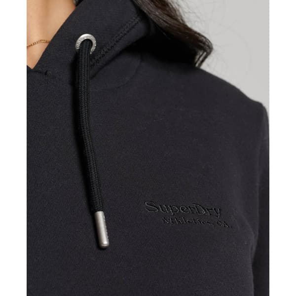 Superdry Luvtröja Essential Logo Svart 2XS Kvinna