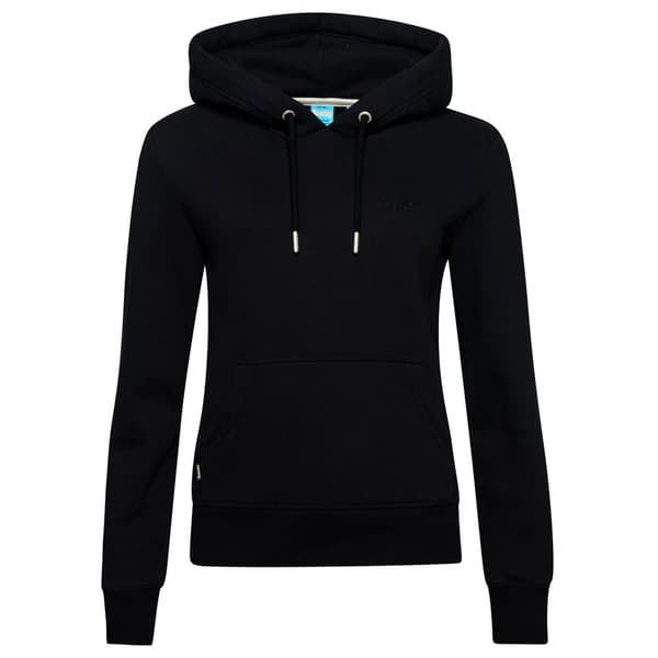 Superdry Luvtröja Essential Logo Svart 2XS Kvinna