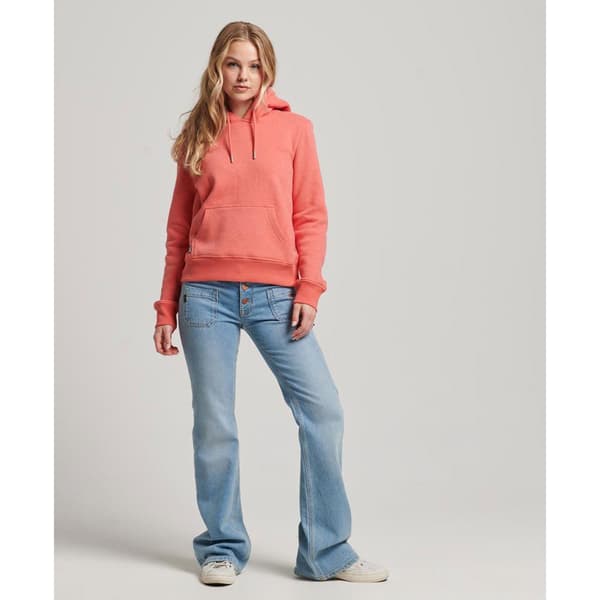 Superdry Luvtröja Essential Logo Orange 2XS Kvinna