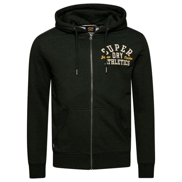 Superdry Sweatshirt Med Full Dragkedja Vintage Superstate Grönt S Man