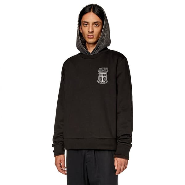 Diesel Sweatshirt Ginn K38 Sort XL Mand