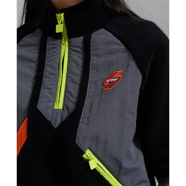 Superdry Tröja Sportstyle Nrg Funnel Svart XS Kvinna