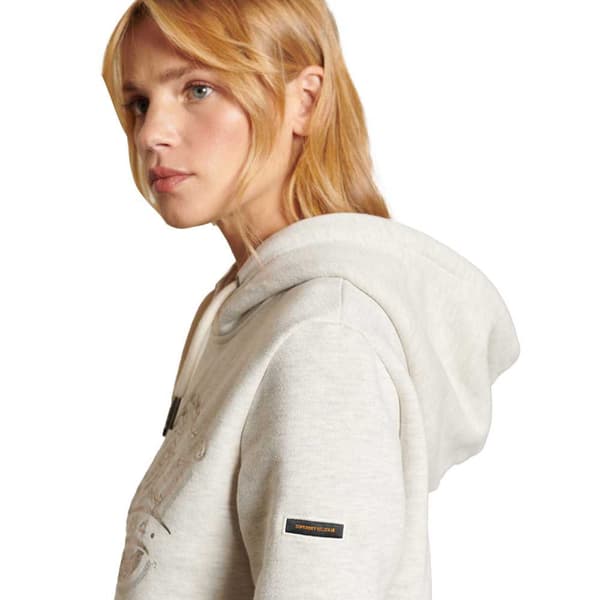 Superdry Luvtröja Script Style Ww Foil Grå XS Kvinna