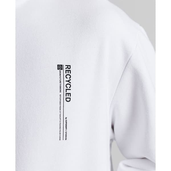 Superdry Luvtröja Studios Rcycl Micro Side Vit XS-S Man