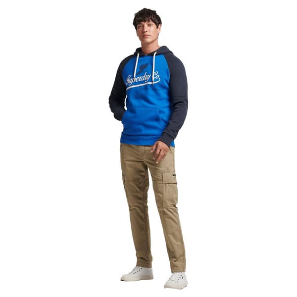 Superdry Luvtröja Vintage Achilles Raglan Blå L Man