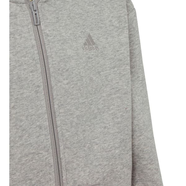 Adidas Sweatshirt Med Fuld Lynlås Fleece Grå 9-10 Years Pige