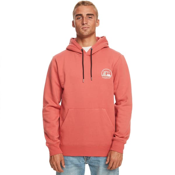 Quiksilver Luvtröja Clean Circle Hoodie Röd M Man